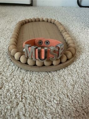 Coral 'MUSE' Snap Bracelet - BCBG